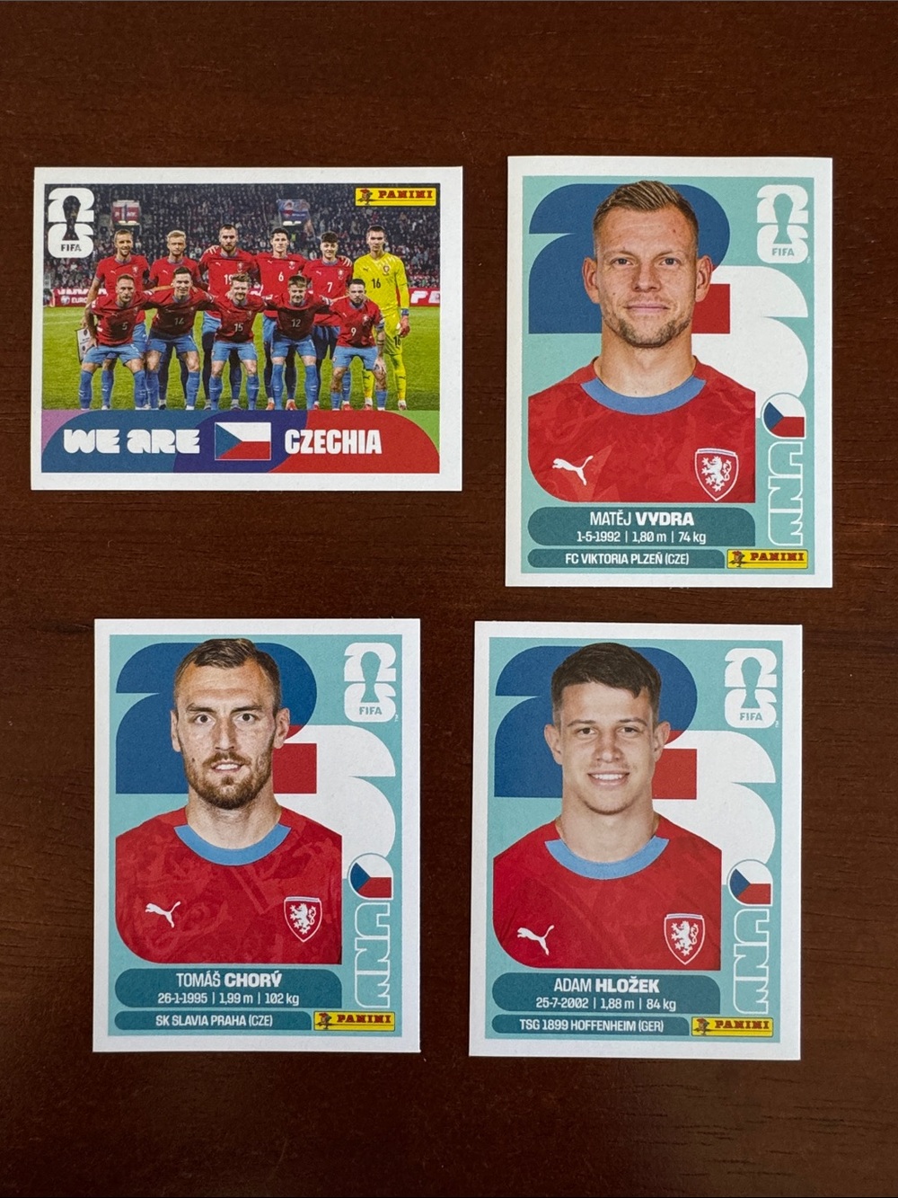 Panini FIFA World Cup Czechia Stickers